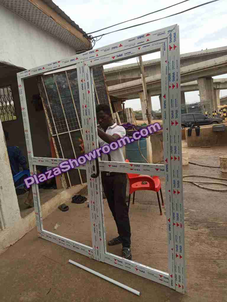 aluminum glass door