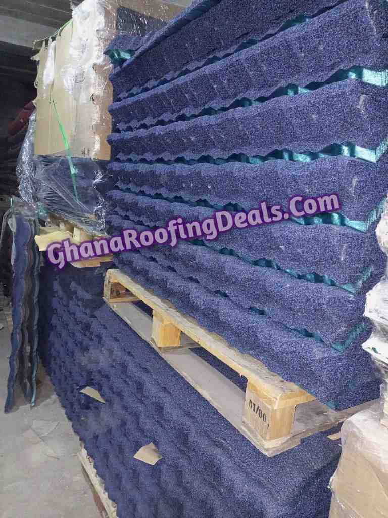 arctic blue classic eurotiles stone coated roofing sheet