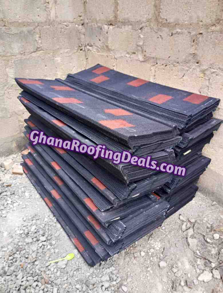 black and red shingles stone coated roofing sheet3