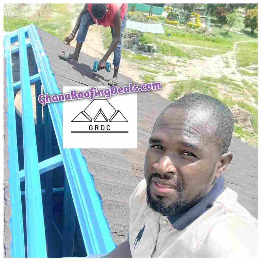 Eurotiles stone coated roofing sheet in Accra and Ghana