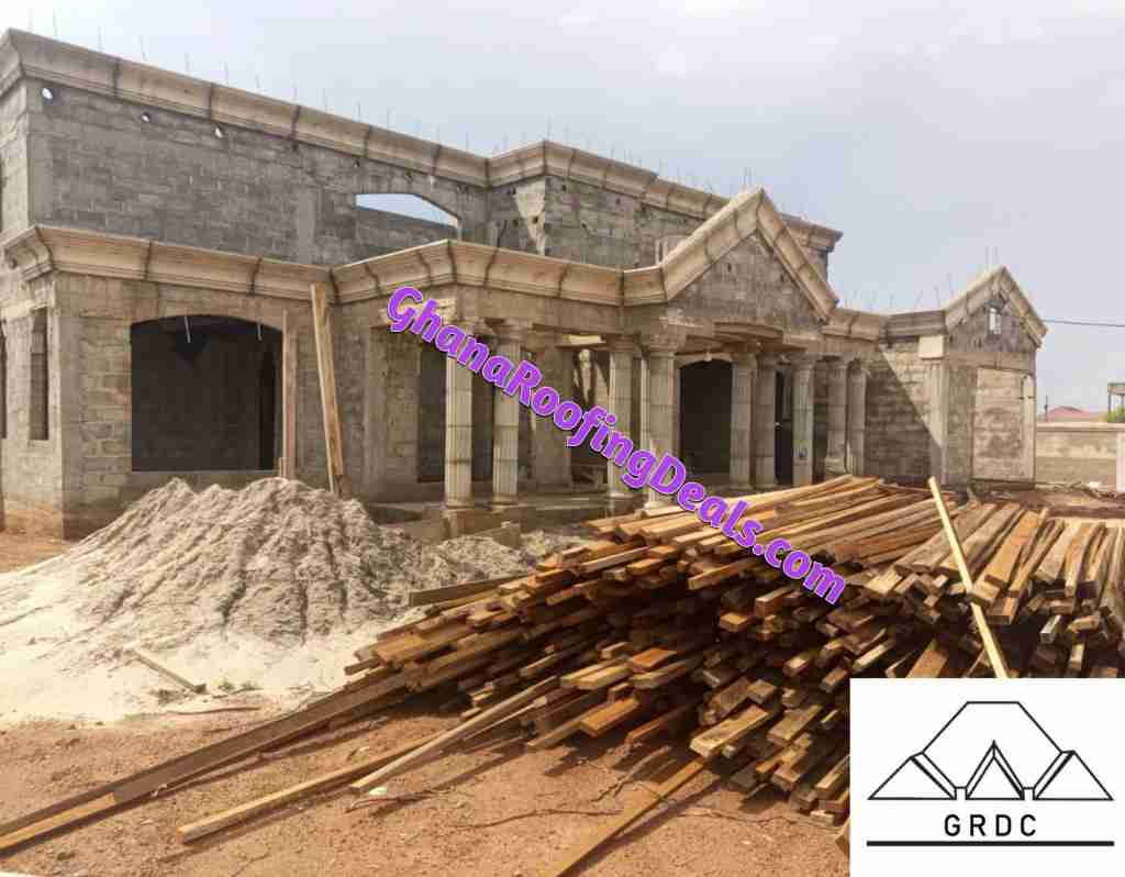 Eurotiles roofing woodwork carpenters in Kumasi.