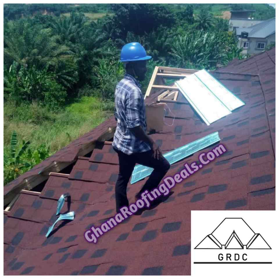 Eurotiles Roofing In Benchema Nkatieso With Stone Coated Roofing Sheet ...