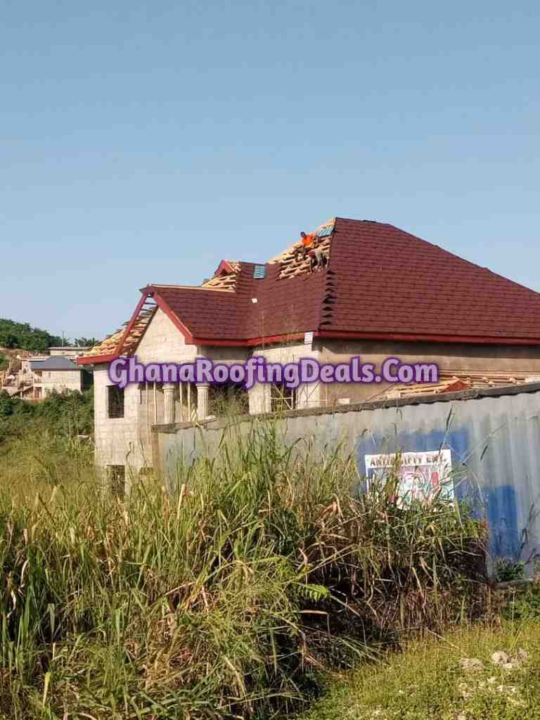 Eurotiles Roofing In New Takoradi With Stone Coated Roofing Sheet ...