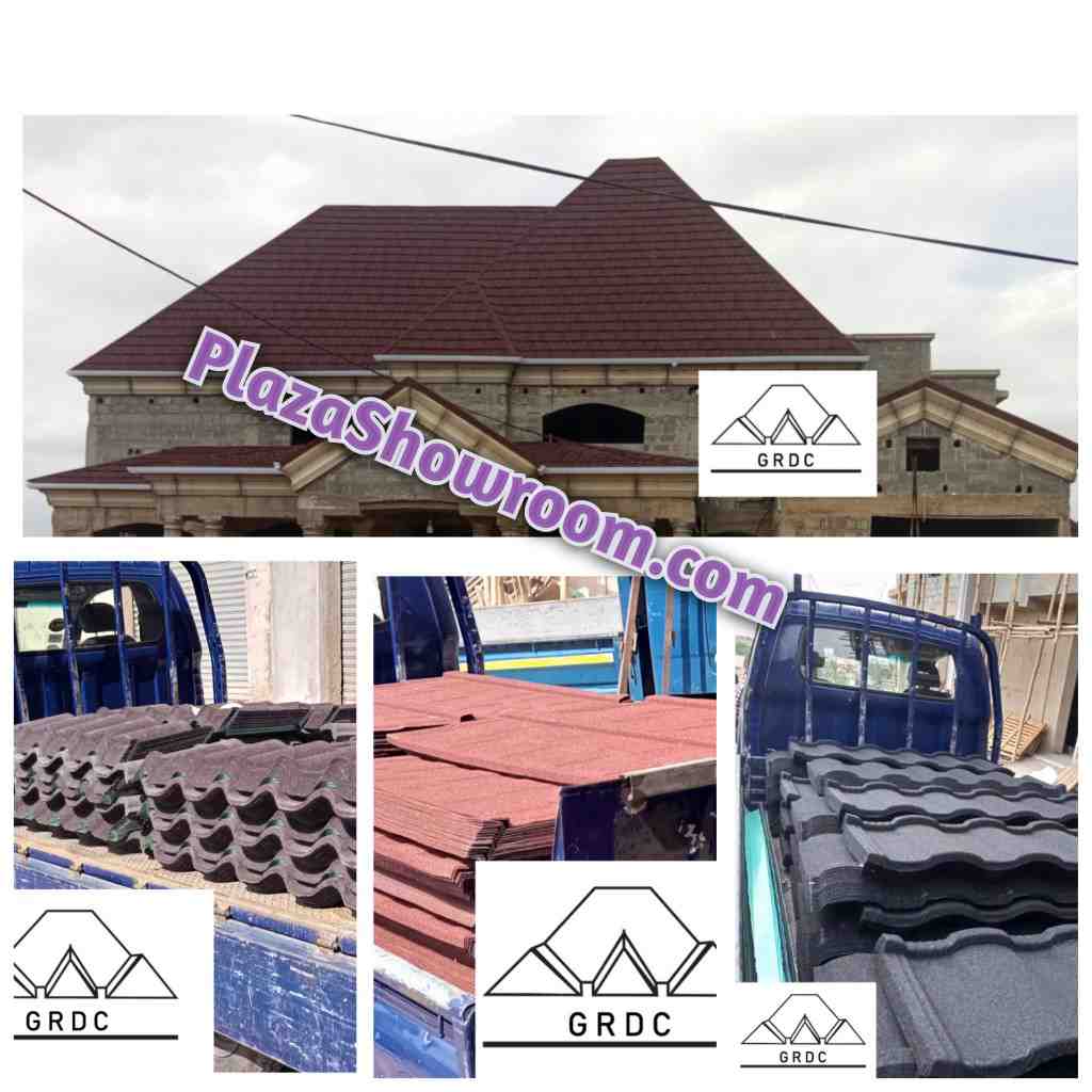 eurotiles roof and loaded vans of GRDC Ghana