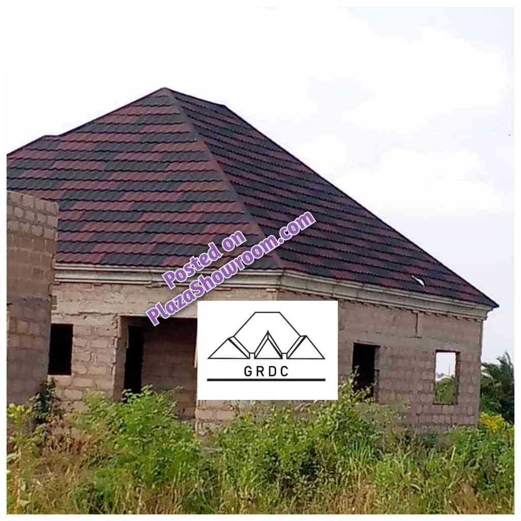 Eurotiles stone coated roofing tiles available in Ghana market