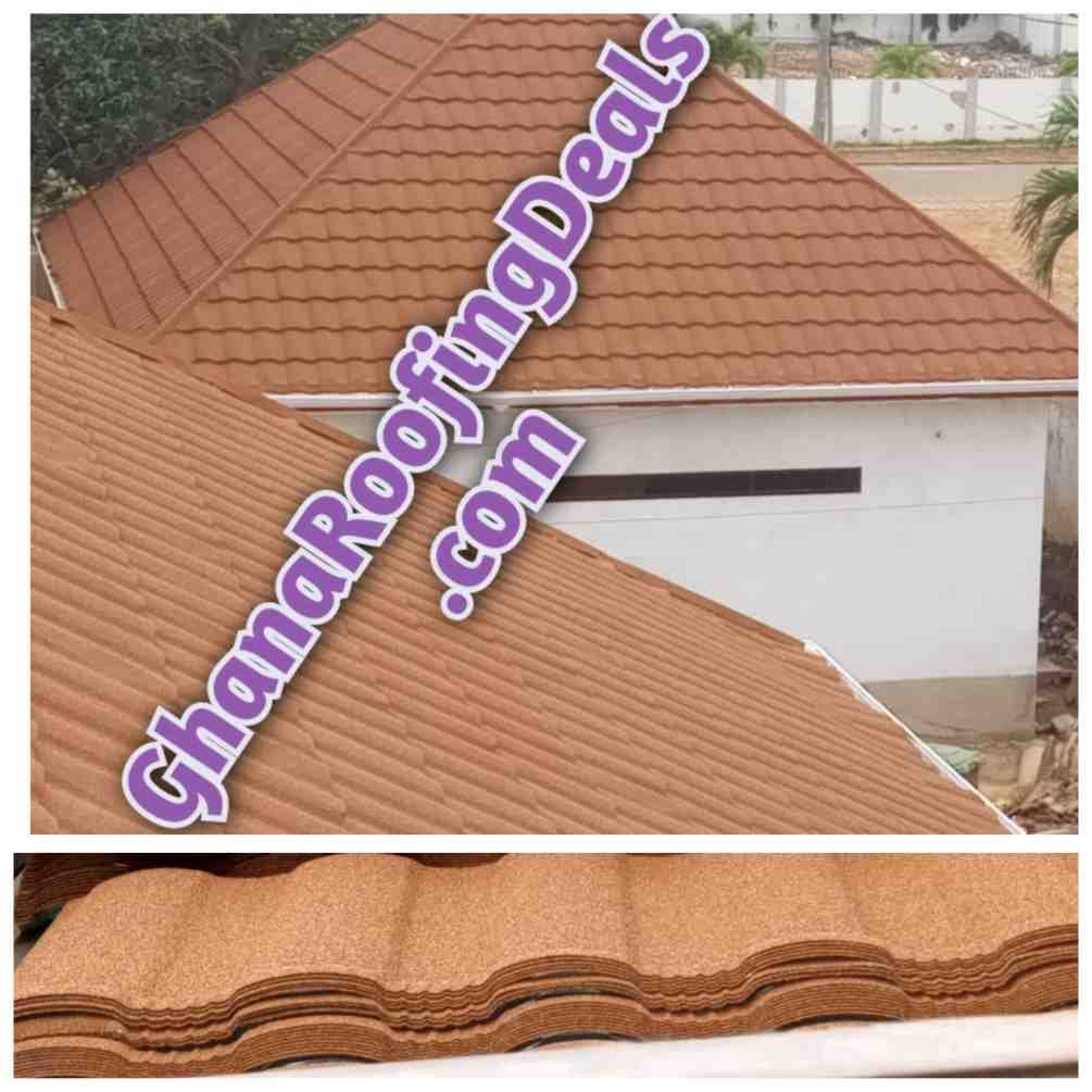 Eurotiles Terracotta Stone Coated Roman Room Tiles | Great For Upgrading Concrete Tiles And Clay Roof Tiles-Roofed Older Buildings in Ghana